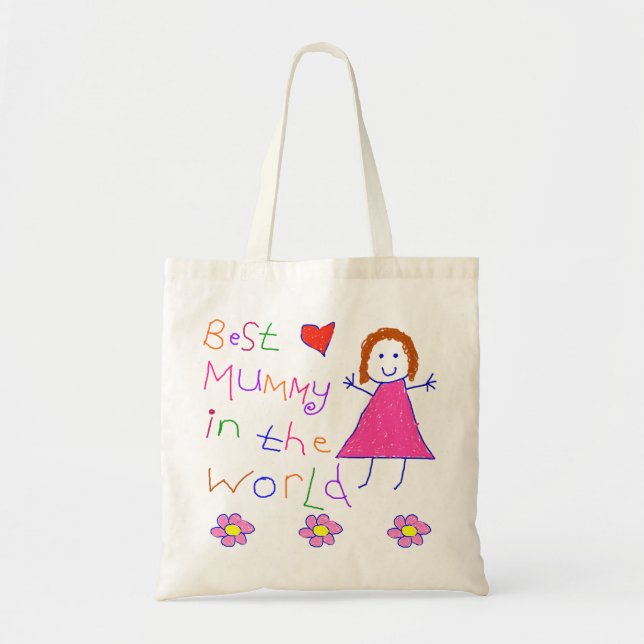 Tote Bag La meilleure maman en monde (Devant)
