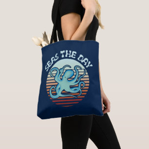 Tote Bag La Mer Le Jour Vibes d'été Octopus