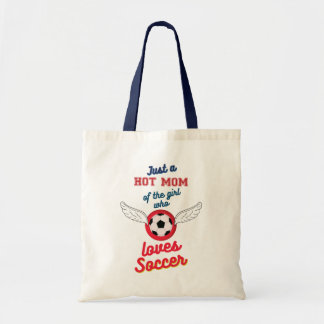 Tote Bag La mère chaude de la fille qui aime le football