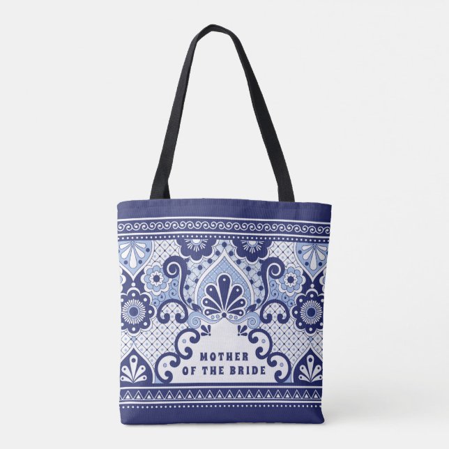 Tote Bag La mère de la mariée Carreau de mosaïque mexicain  (Dos)