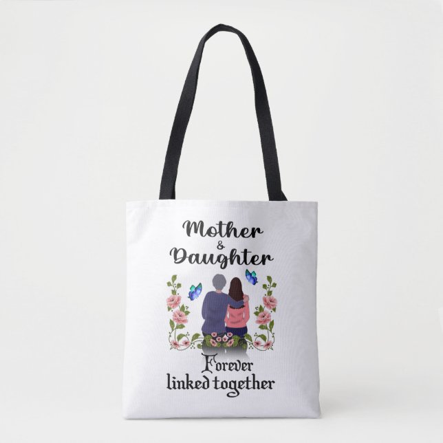 TOTE BAG LA MÈRE ET LA FILLE SE SONT JAMAIS LIÉES ENSEMBLE (Devant)