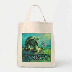 Tote Bag La mignonne tortue et l'art du lièvre