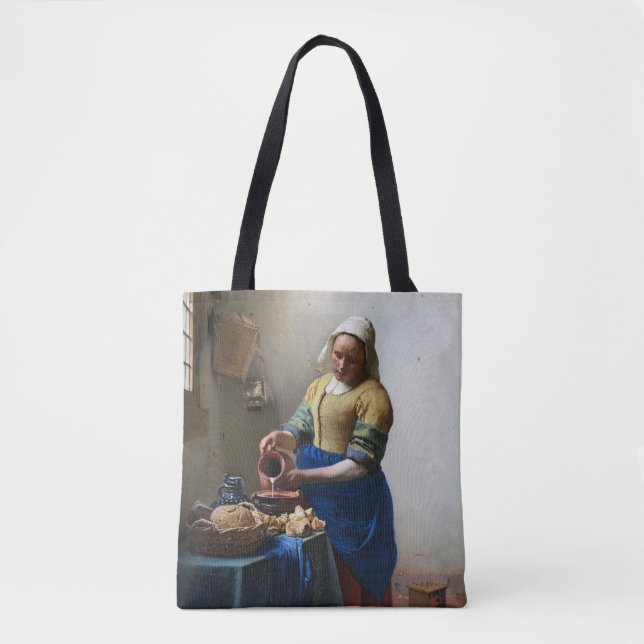 Tote Bag La Milkmaid, Johannes Vermeer, 1657-1658 (Devant)
