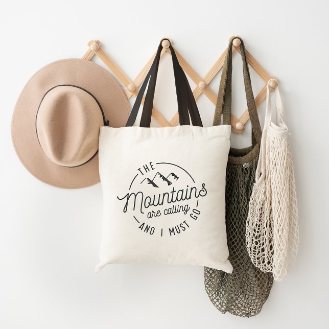 Tote Bag La Montagne Appelle (Créateur téléchargé)