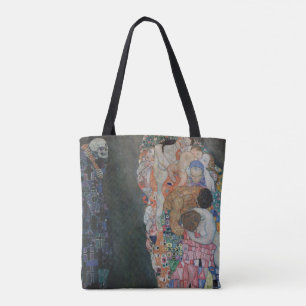 Tote Bag La Mort et la Vie de Gustav Klimt Art Nouveau vint