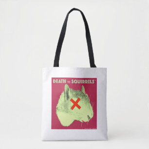 Tote Bag La MORT VERS le med de SQUIRRELS™ fourre-tout.