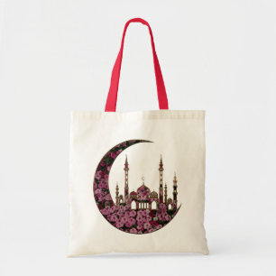 Tote Bag La Mosquée Fleur Sur La Lune