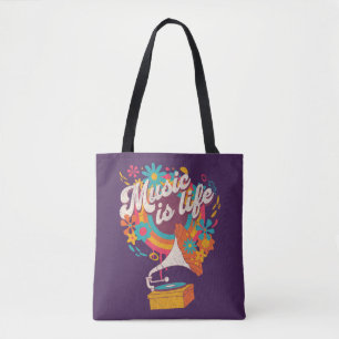 Tote Bag La musique est la vie