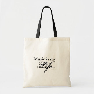 Tote Bag La musique est ma vie Fourre-tout