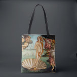 Tote Bag La naissance de Vénus, Sandro Botticelli, 1485<br><div class="desc">Sandro Botticelli (1445 - 17 mai 1510) était un peintre italien de la Renaissance précoce. Il appartenait à l'école florentine sous le patronage de Lorenzo de' Medici, un mouvement que Giorgio Vasari qualifiait moins de cent ans plus tard dans sa Vita de Botticelli d'"âge d'or". La réputation posthumeuse de Botticelli...</div>