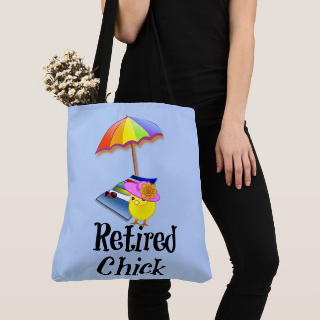 Tote Bag La nana à la retraite, oh si mignonne, se relaxant (De près)