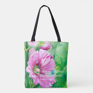 Tote Bag La nature rose florale