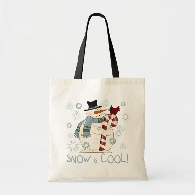 Tote Bag La neige est un cadeau et t-shirts de vacances Coo (Devant)