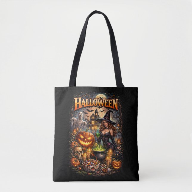 Tote Bag La Nuit de Festin de Sorcière (Devant)