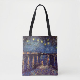 Tote Bag La Nuit étoilée sur le Rhône par Vincent van Gogh