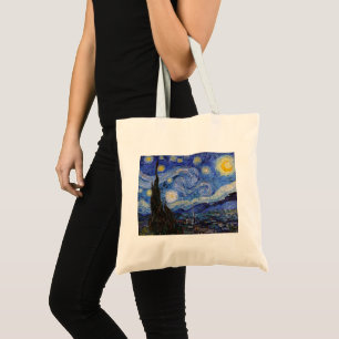 Tote Bag La Nuit étoilée : Ville de Saint-Rémy par Vincent