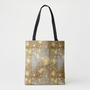 Tote Bag La paillette d'or de scintillement lumineuse