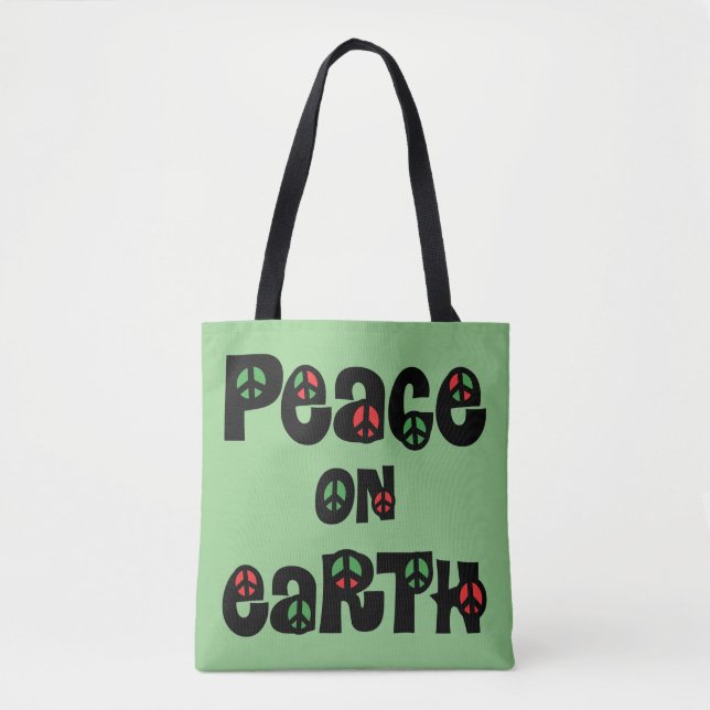 Tote Bag La Paix sur Terre Noël (Devant)
