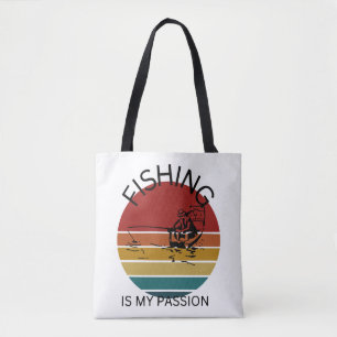 Tote Bag La pêche est ma passion, la pêche