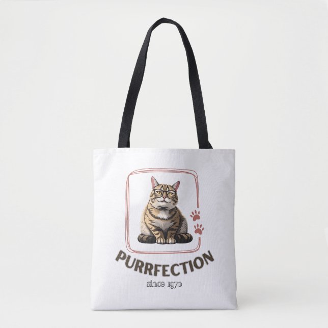 Tote Bag La perfection depuis 1970 (Devant)