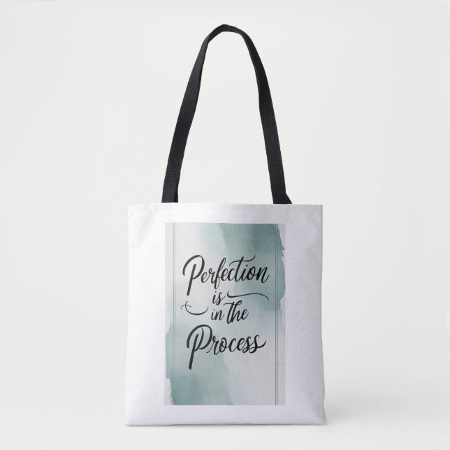 Tote Bag La perfection est dans le processus (Devant)