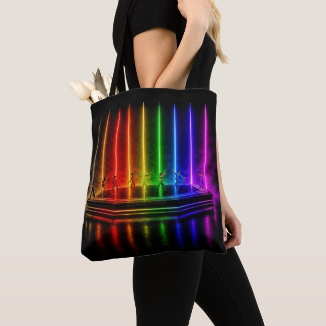 Tote Bag La performance de danse de SlipperyJoe célébrant l (De près)