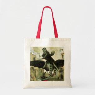Tote Bag La peste d'Arnold Bocklin, symbolisme Vintage