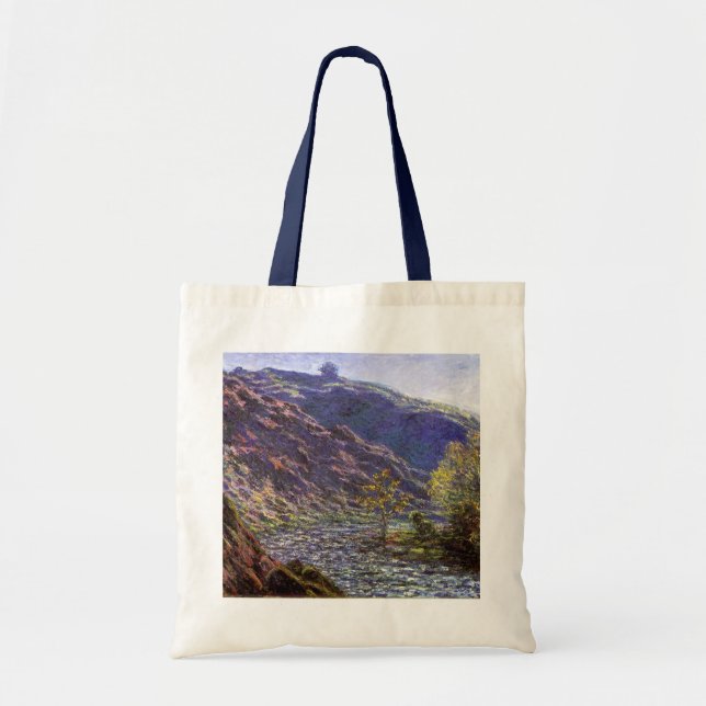 Tote Bag La Petite Creuse, soleil by Claude Monet (Devant)