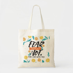 Tote Bag La Peur Pas Isaïe Bible Verse Conception Inspirant