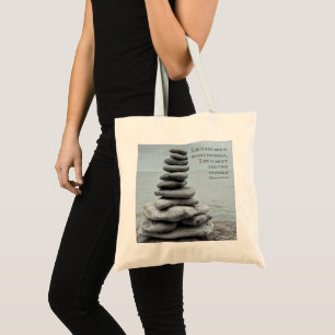 Tote Bag La photographie en pierre de Caire citation de B