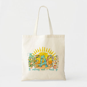 Tote Bag La plage appelle et je dois y aller