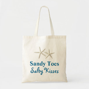 Tote Bag La plage Sandy botte le budget salé Fourre-tout de