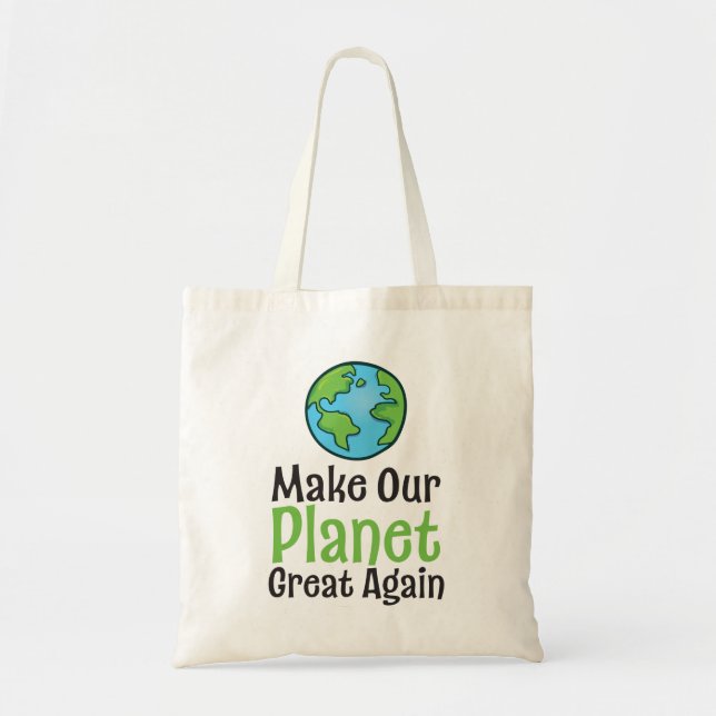 Tote Bag La planète grand à nouveau Budget Fourre-tout (Devant)