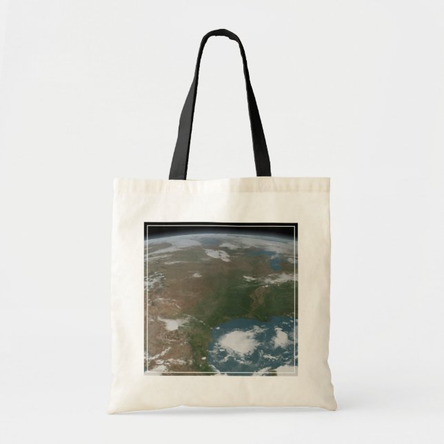 Tote Bag La Planète Panoramique Terre Et Les Etats-Unis. 2 (Devant)