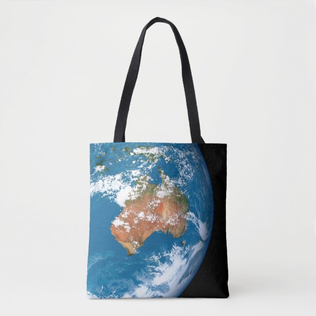 Tote Bag La Planète Terre Montre Des Nuages Sur L'Australie (Devant)