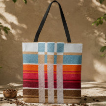 "LA PLAYA" IMPRESSION DE TISSAGE MEXICAIN AUTHENTI