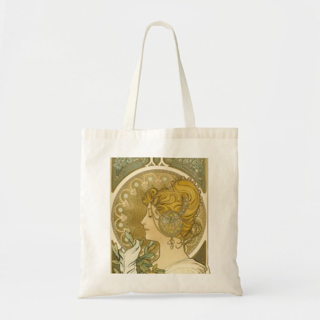 Tote Bag La Plume d'Alphonse Mucha (Devant)