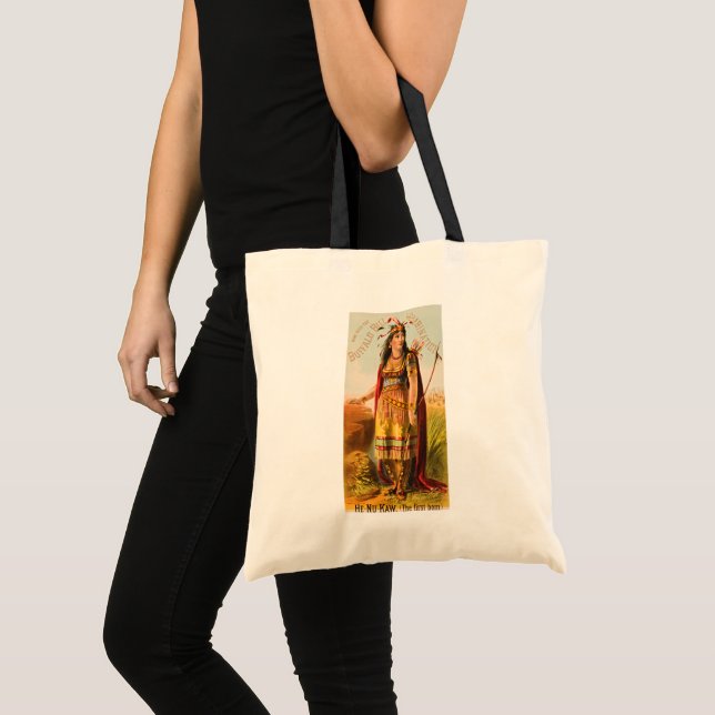 Tote Bag La plus belle jeune fille indienne de Buffalo Bill (Devant (produit))