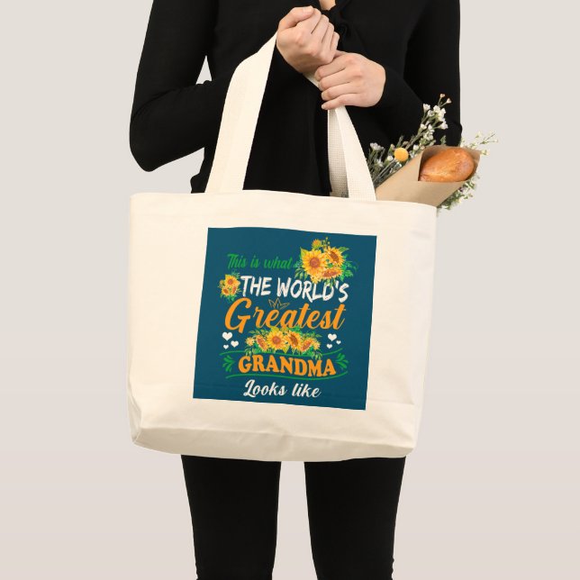 Tote Bag La plus grande grand grand-mère du monde ressemble (Devant (produit))