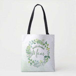 Tote Bag La plus grande maman du monde de la couronne verte
