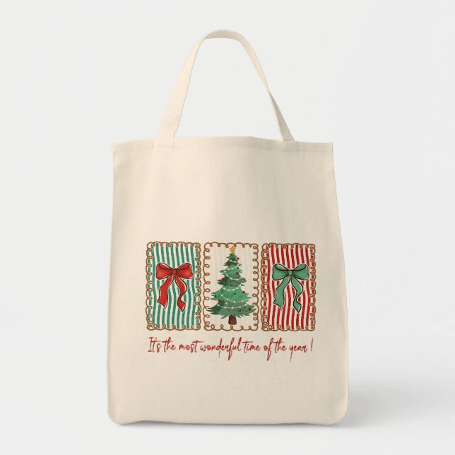 Tote Bag La Plus Merveilleuse Période De L'Année Coquette N (Devant)
