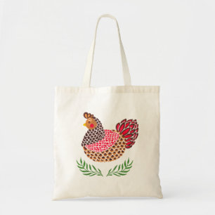 Tote Bag La poule Brown