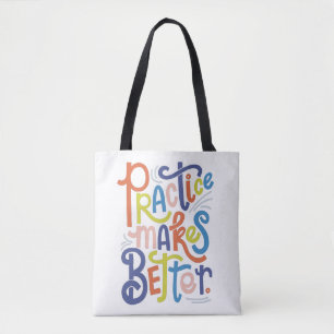 Tote Bag La pratique améliore