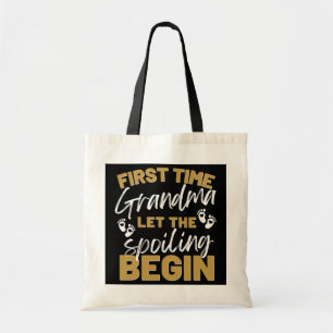 Tote Bag La Première Fois Que Grand-Mère Laissait Commencer