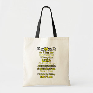 Tote Bag La prière du guerrier...Endométriose