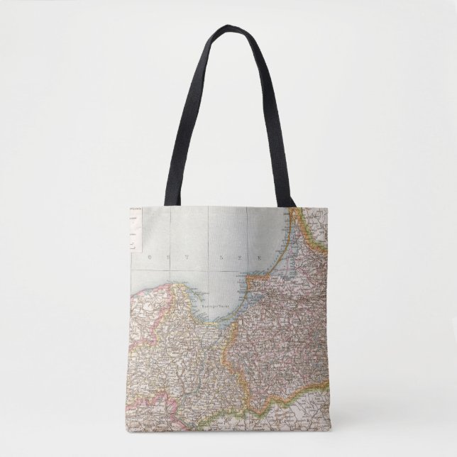 Tote Bag La Prusse d'Ost u Westpreussen, d'est et (Devant)