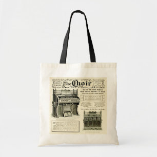 Tote Bag La publicité vintage d'organe tubulaire de ~ de