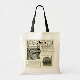 Tote Bag La publicité vintage d'organe tubulaire de ~ de