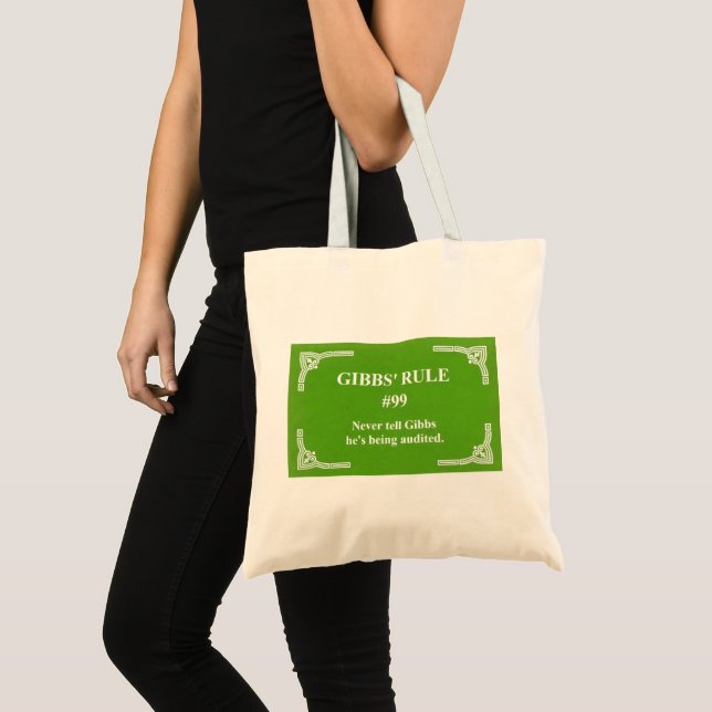 Tote Bag La règle 99 de Gibbs (Devant (produit))