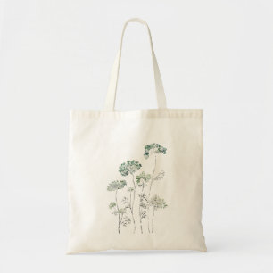 Tote Bag La reine abstraite et la dentelle verte